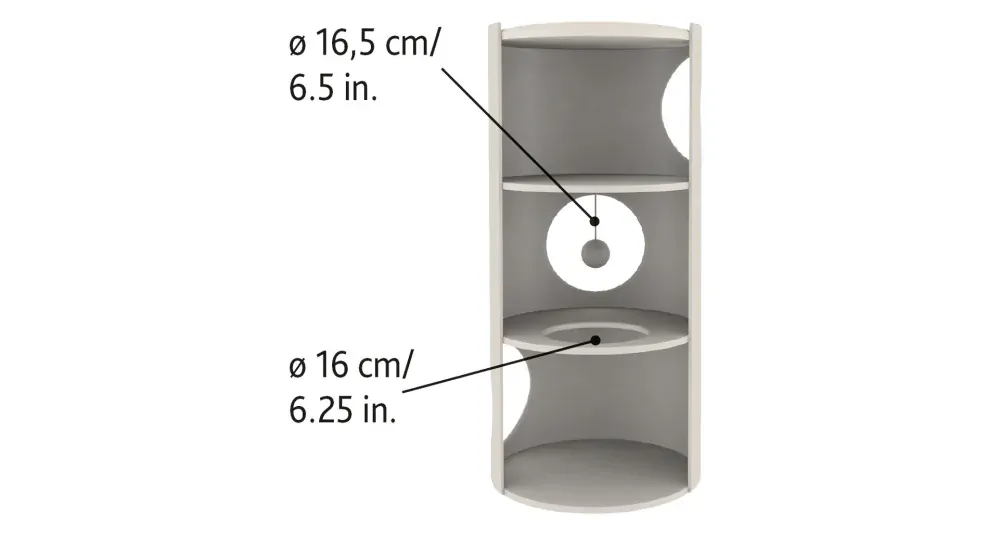 TRIXIE Obytný sisalový válec pro kočky 36cm/70cm - béžový