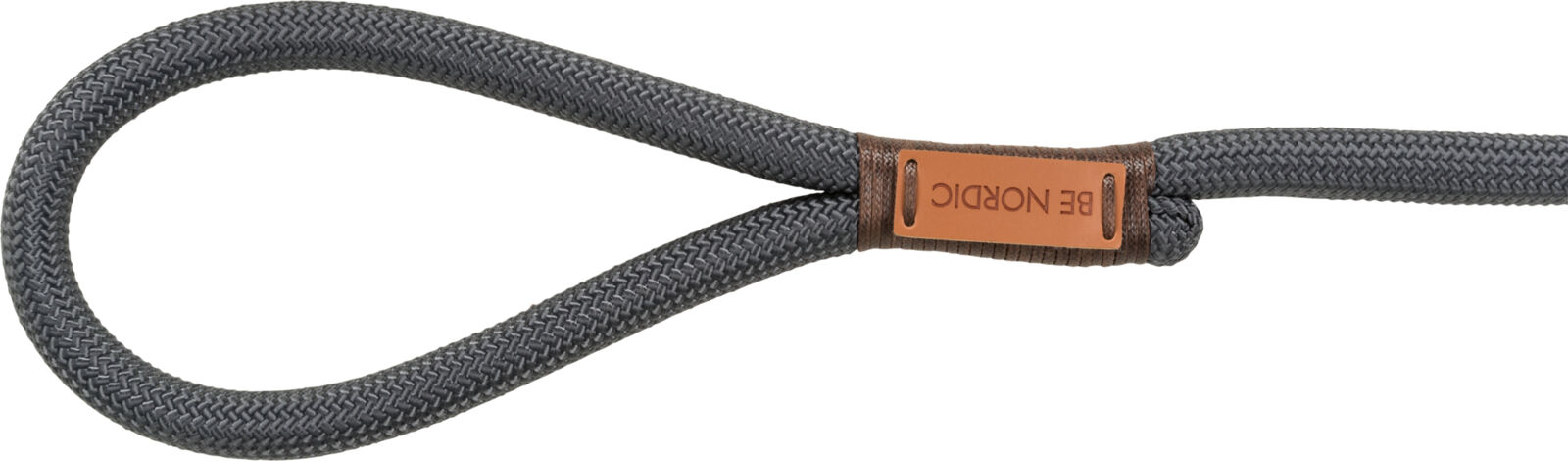 TRIXIE BE NORDIC vodítko retrívr - tmavošedá/hnědá L-XL:1,70m/13mm