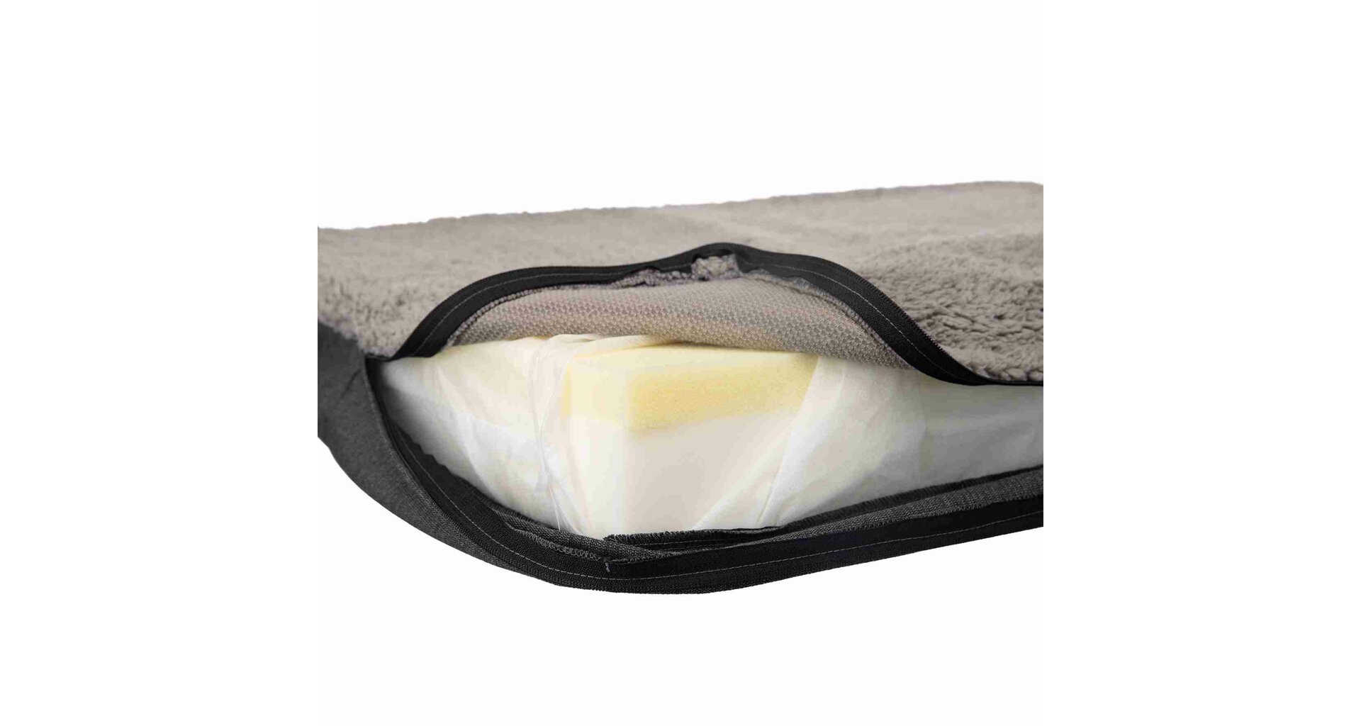 TRIXIE Ortopedický pelech BENDSON, 120 × 72 cm, světle šeda/tmavo šedá