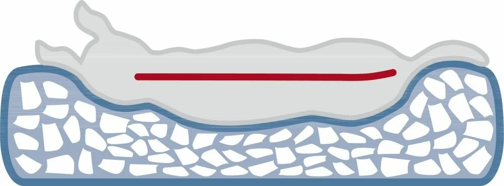 TRIXIE BENDSON Vital ortopedický polštář - tmavošedá/světlešedá 120 x 80cm