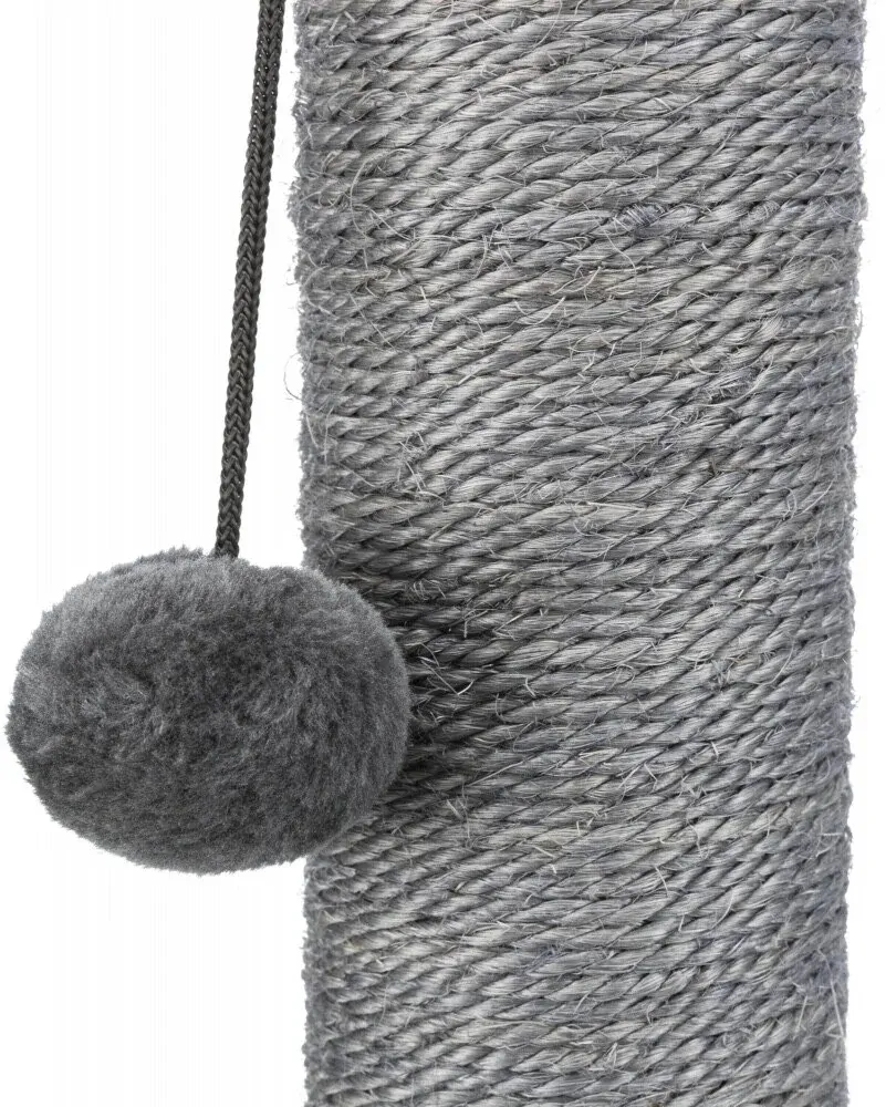 TRIXIE Škrabadlo LIVIA s bambulkou, sloupek 64 cm, starorůžová, sisal/plyš