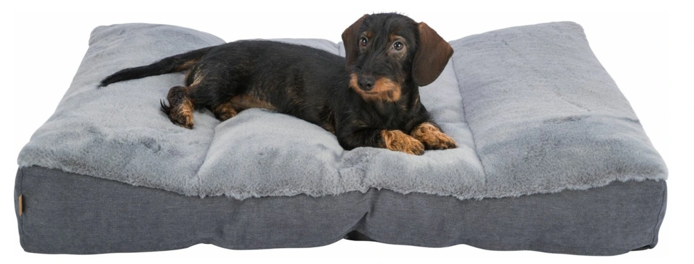 TRIXIE Obdélníkový polštář LIANO, šedý 120 x 90 cm