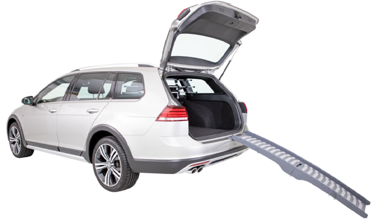 TRIXIE Rampa, protiskluz, skládací 3 díly, šetří místo 39x150cm šedá