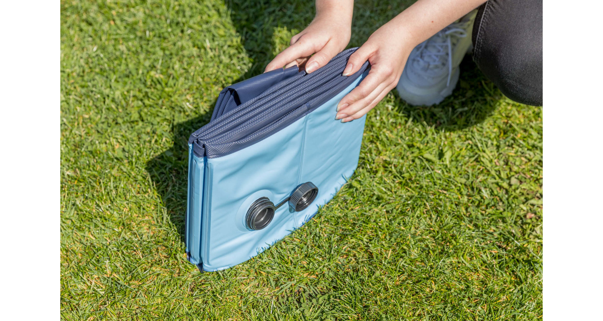 TRIXIE Bazén pro psy 80 x 20 cm světle modrá/modrá