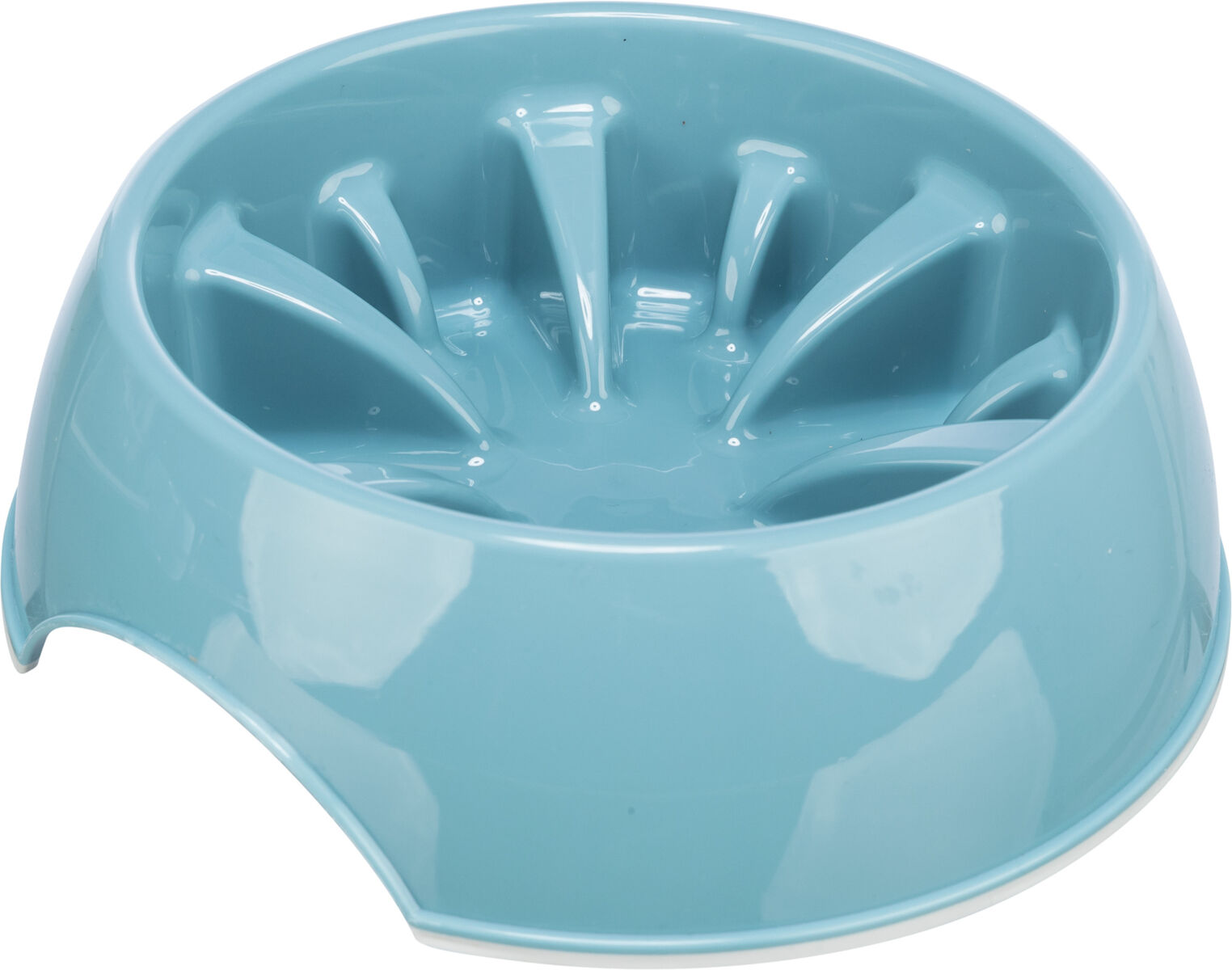 TRIXIE Miska k pomalému krmení, design slunečnice, plast/TPR 0,8 l/ ø 20 cm