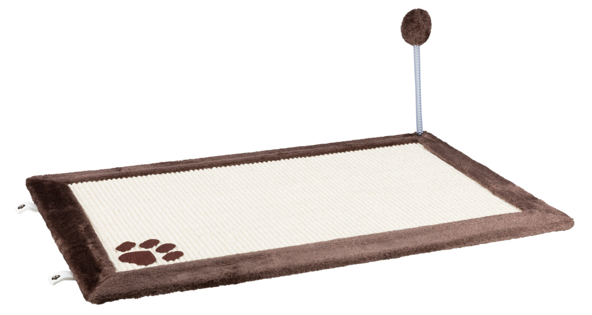 TRIXIE Škrábací podložka plyšová 70x45cm - tmavě hnědá