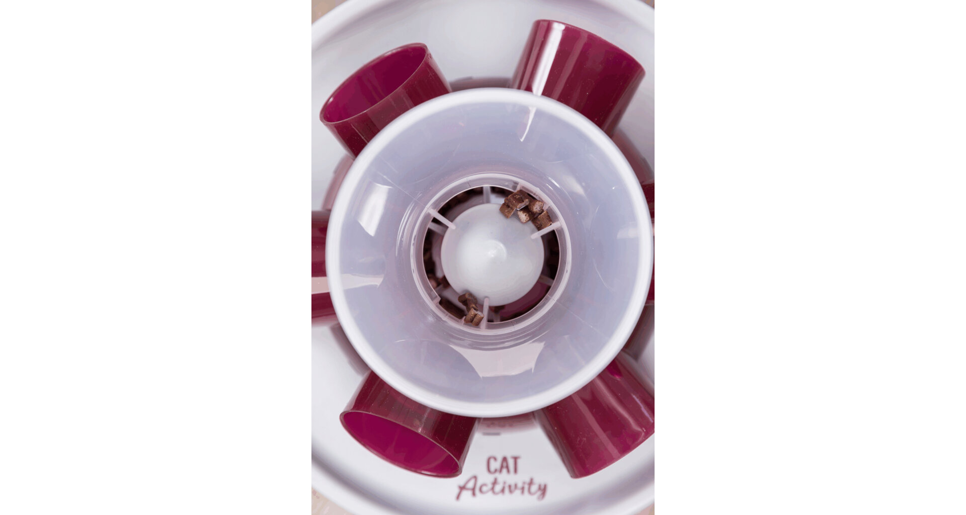 TRIXIE Cat Activity Tunnel Feeder - krmítko s tunýlky, ø 28 × 14 cm