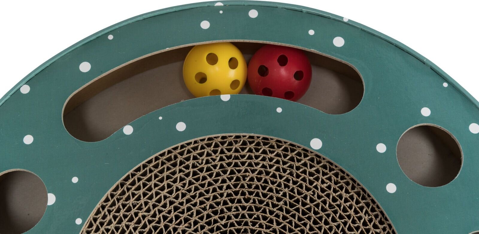 TRIXIE Xmas drum - vánoční škrabací buben s hračkou, ø 33 × 5,5 cm