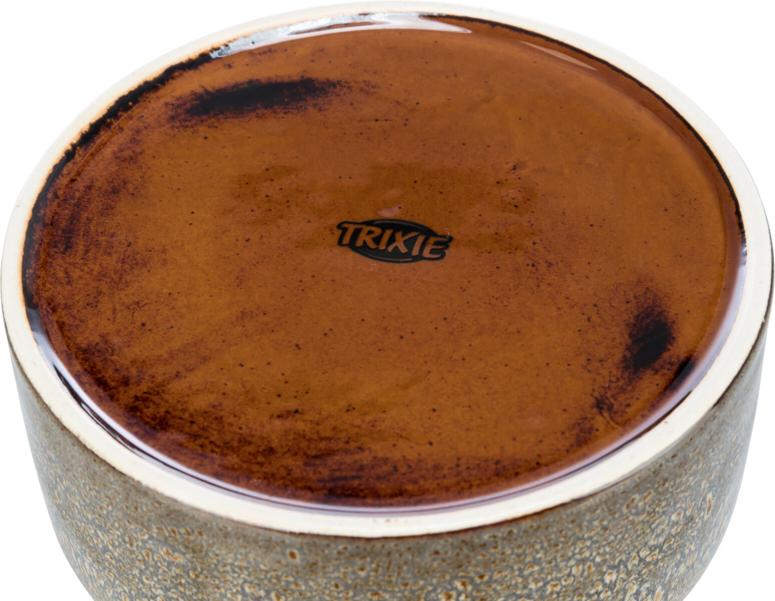TRIXIE Keramická miska, hnědá 0,9 l/ ø 16 cm
