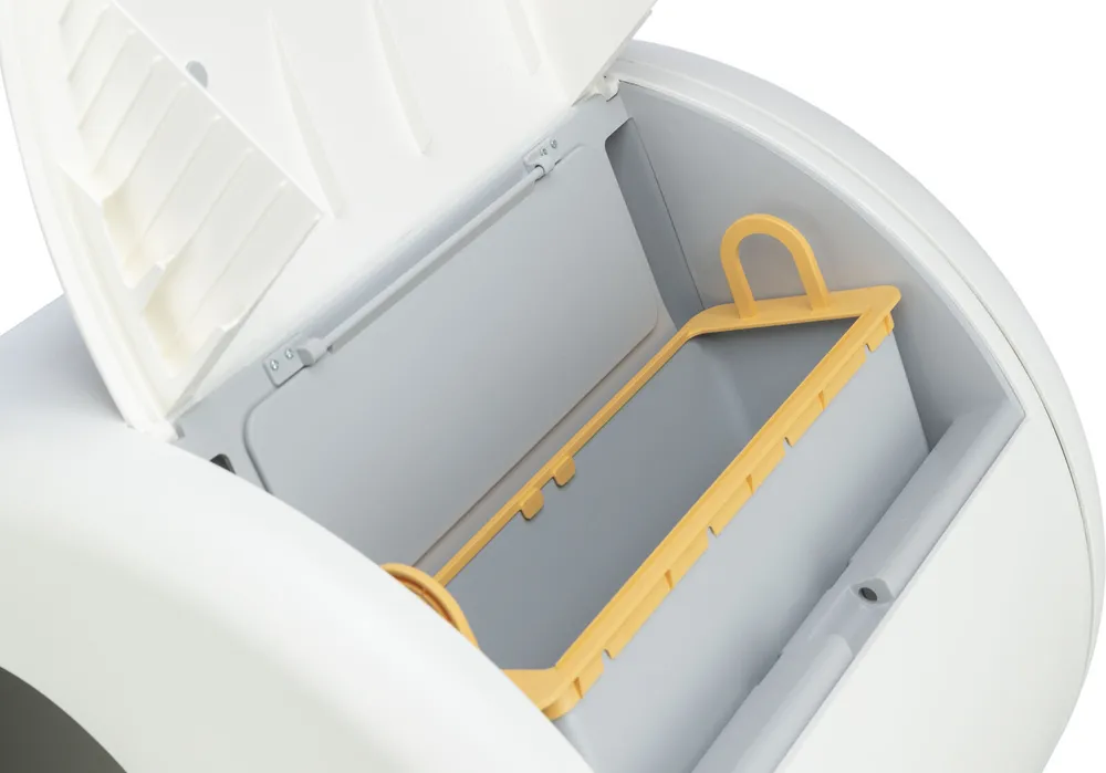 TRIXIE Samočistící SMART toaleta pro kočky, 53 x 55,5 x 52 cm, bílá (RP 7,40 Kč)