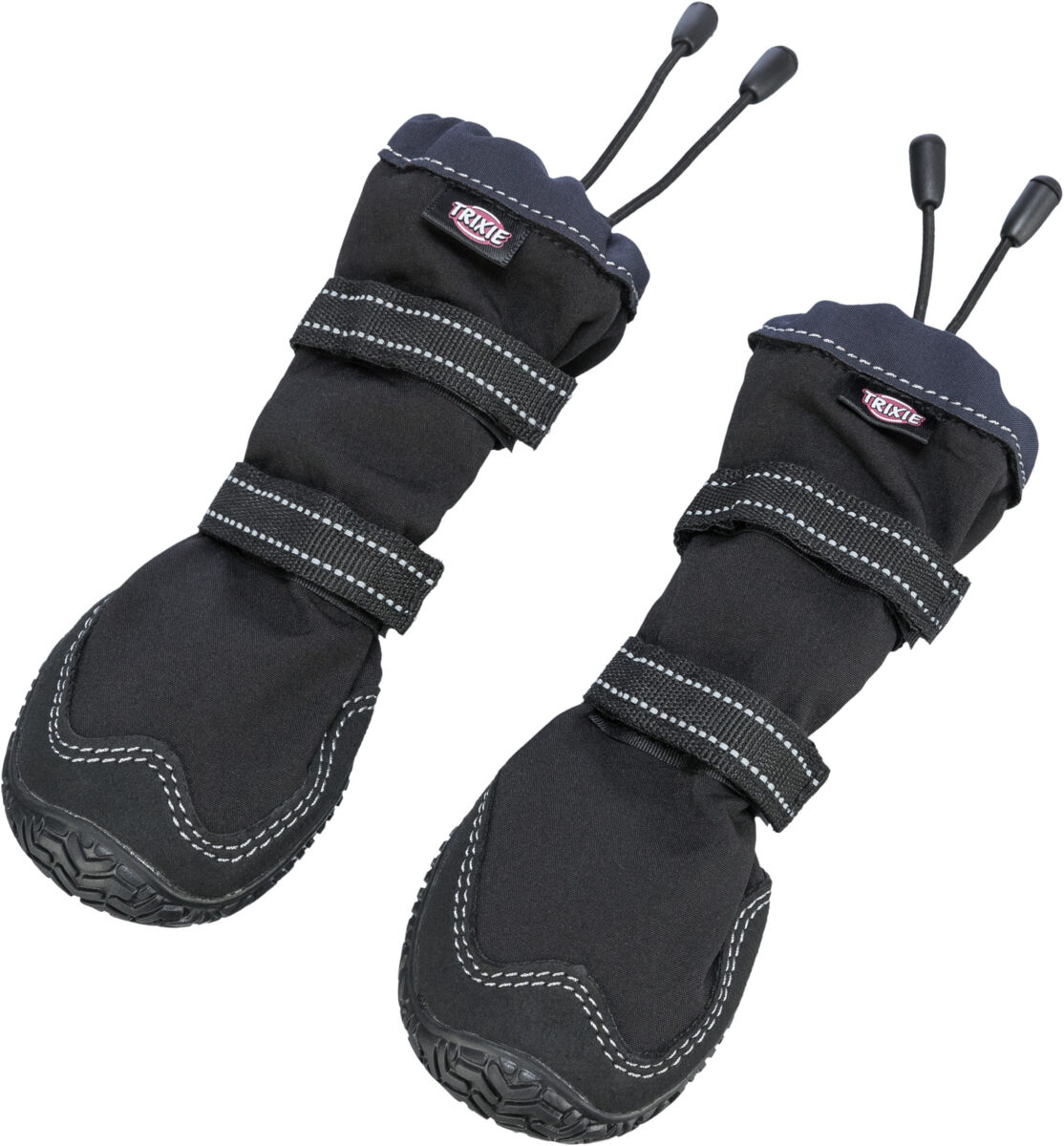 Walker Active Long, ochranné boty pro psy, 2ks, černá L-XL: ø 7-7,5 cm, např. zlatý retrívr