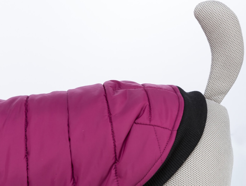 TRIXIE Prošívaná vesta ARLAY, malinová XS:27cm, hruď:40cm, krk:32-36cm