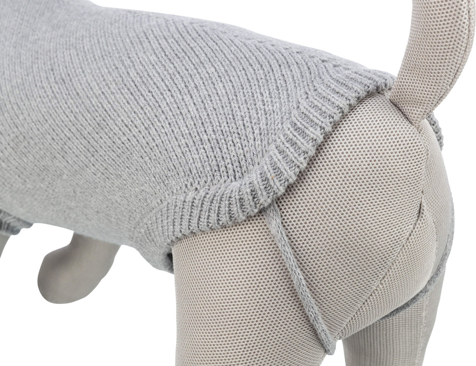 TRIXIE CityStyle svetr BERLIN, šedá S: 33cm, hruď: 32cm, krk: 30cm