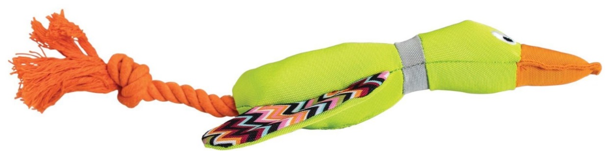 Kachna ležící látkvá šustící 33 cm, plyš / bavlna, HipHop