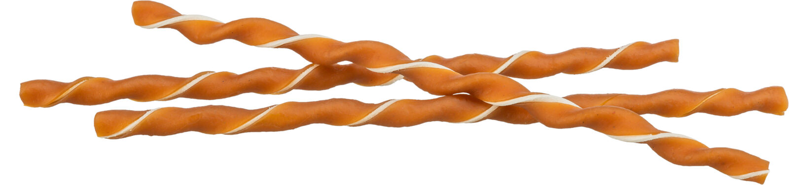 TRIXIE Twisters - hovězí kůže s kuřecím masem [50 ks], 34 cm/ 40 g