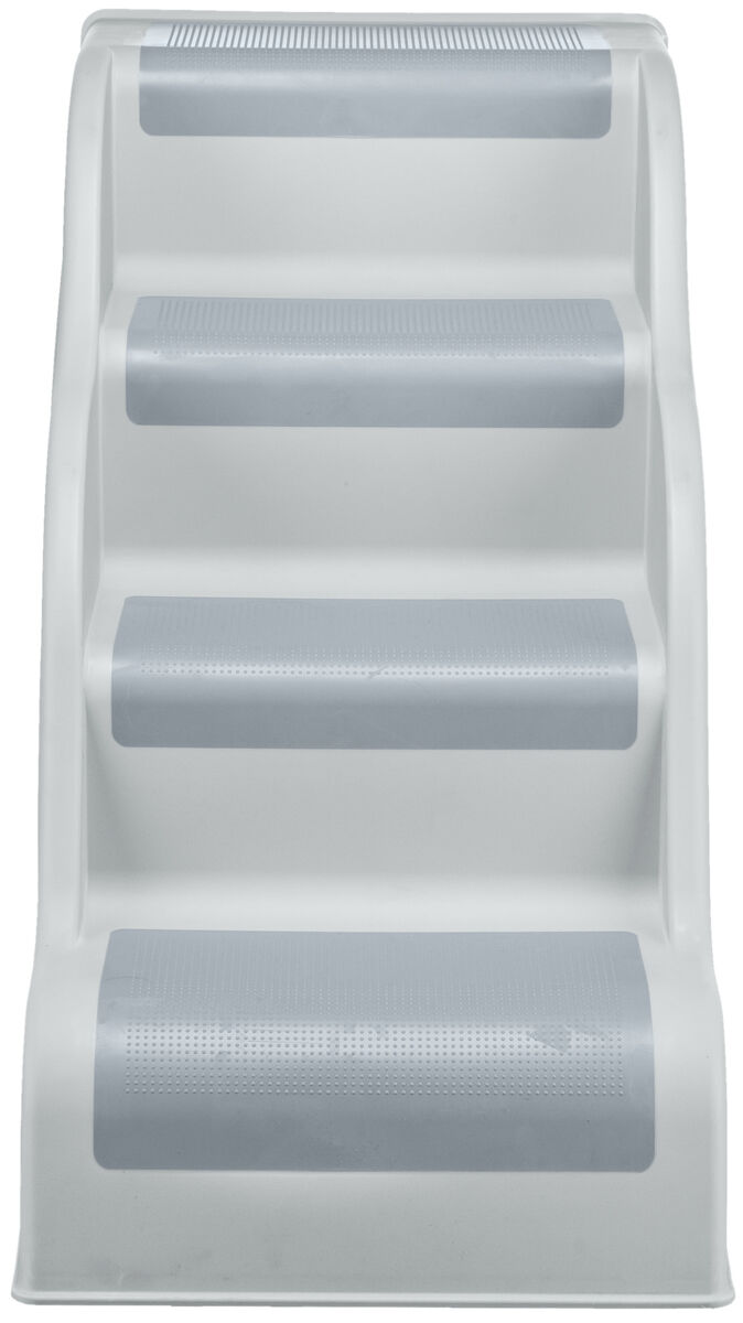 TRIXIE Protiskluzové schody, 38.5 × 60 × 79 cm, nosnost do 90 kg,  světle šedá