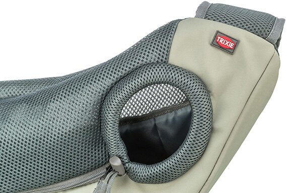 TRIXIE Front Sling Carrier - přední nosítko/taška, 50 x 25 x 18 cm, světlezelená/šedá (max. 5kg)