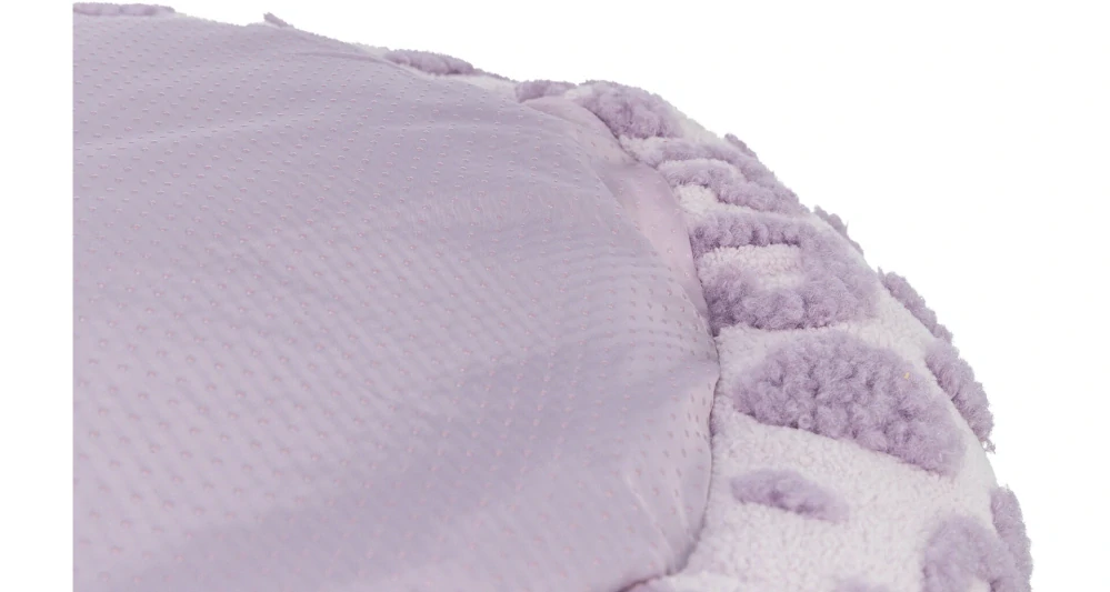 TRIXIE Pelech HEARTS se srdíčky, kulatý s okrajem, 50 cm, lila - LIMITOVANÁ NABÍDKA