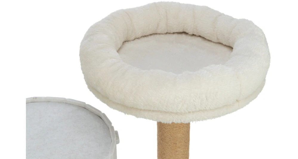 TRIXIE Škrabadlo FILIA s filcovým domkem, 58 × 37 cm, výška: 52 cm, krémová