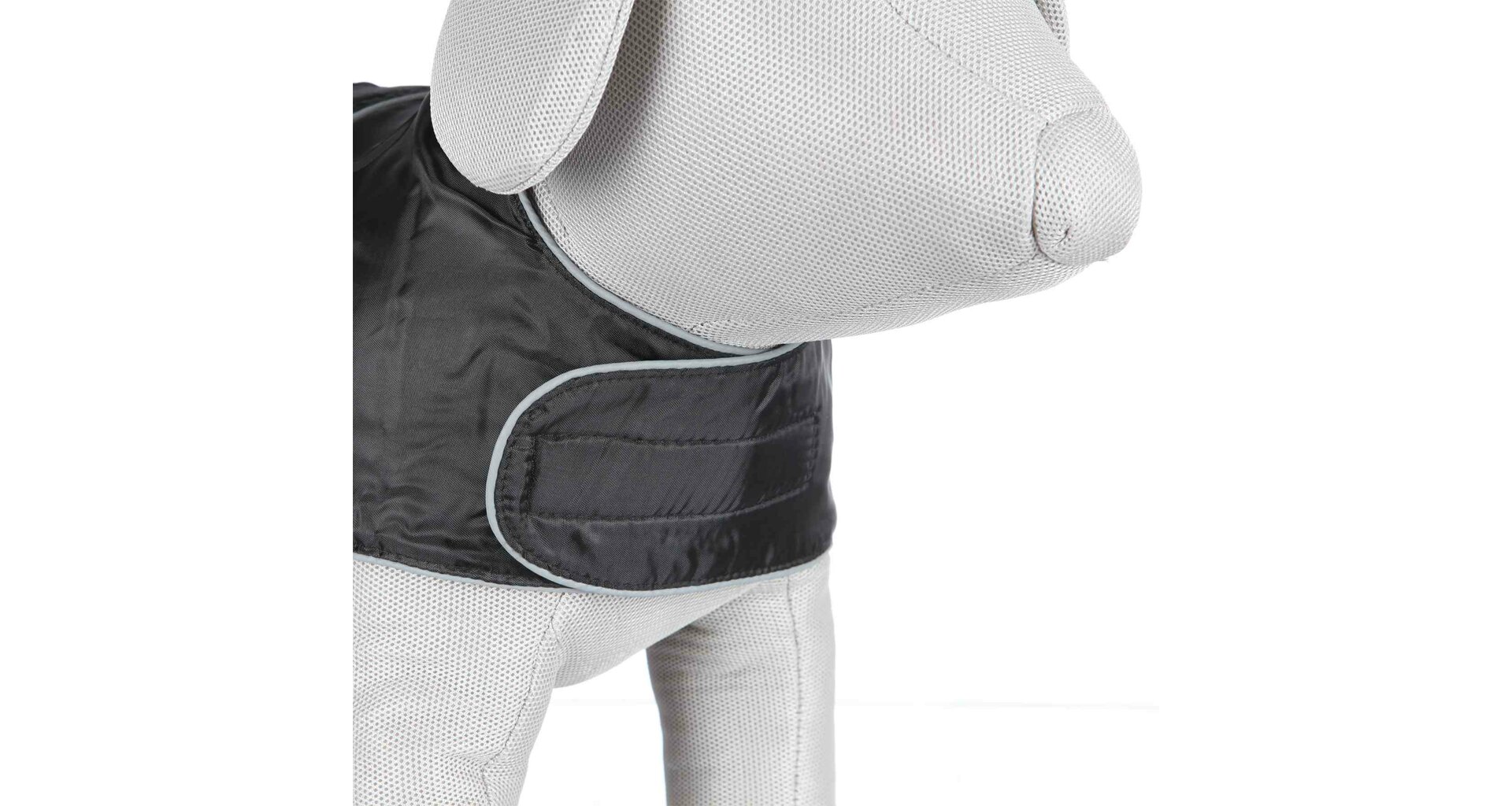 TRIXIE Reflexní vesta ORLEANS černá S:40cm, hruď:42-55cm, krk:40-50cm