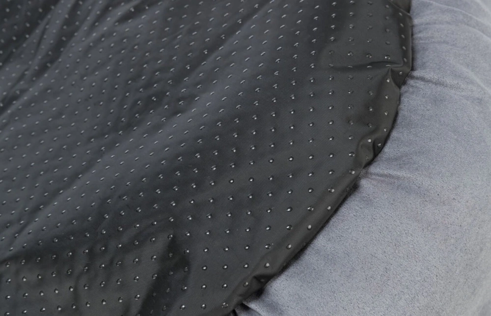 TRIXIE HARVEY plyšová jeskyně s hebkým vlasem,  ø 70 cm šedá/bílo-černá