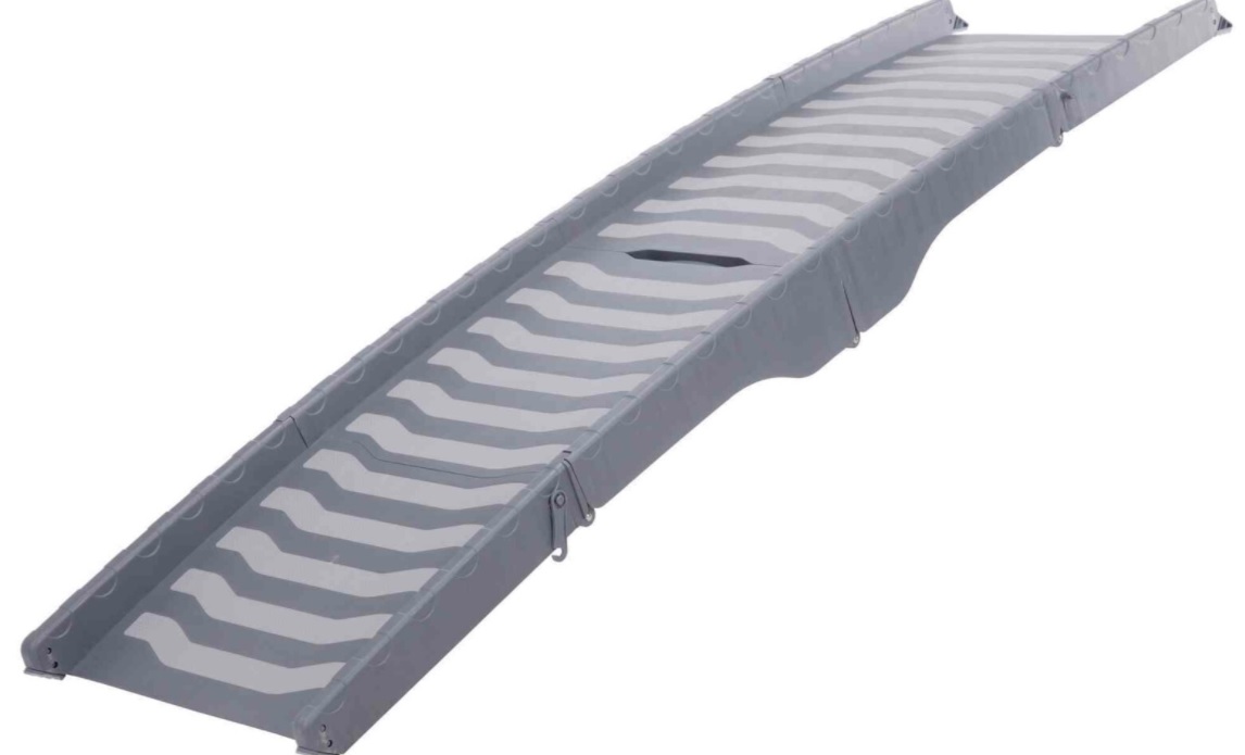 TRIXIE Rampa, protiskluz, skládací 3 díly, šetří místo 39x150cm šedá
