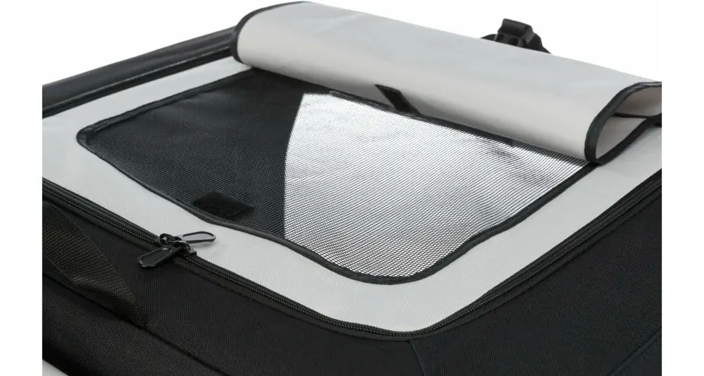 TRIXIE Transportní nylonový box Vario L 99x67x71/61 cm černo-šedý