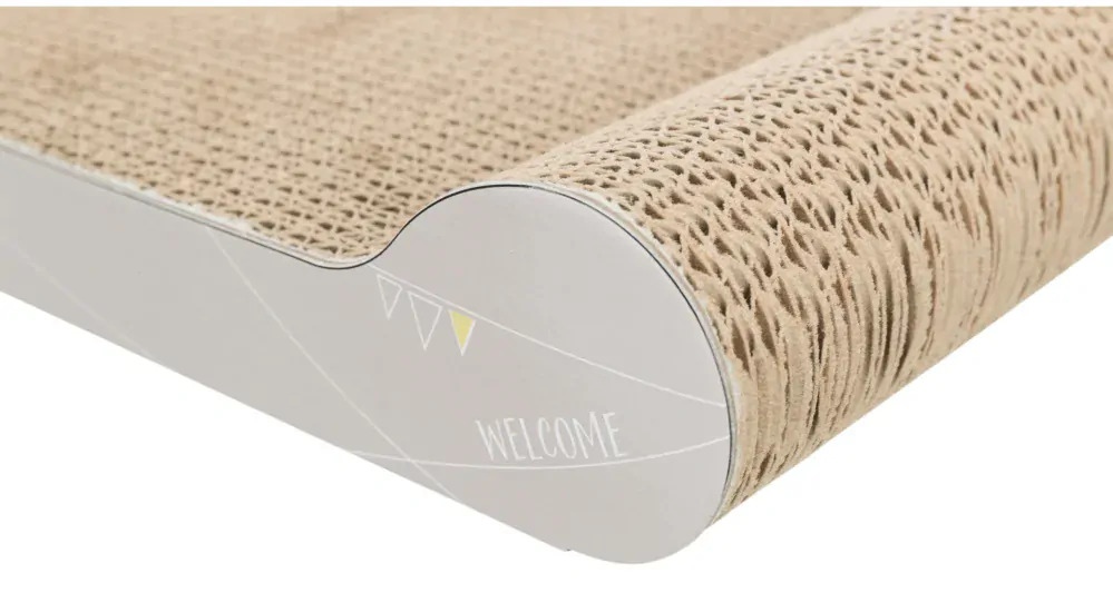 TRIXIE JUNIOR škrabací karton 38 x 6 x 18 cm světle šedý