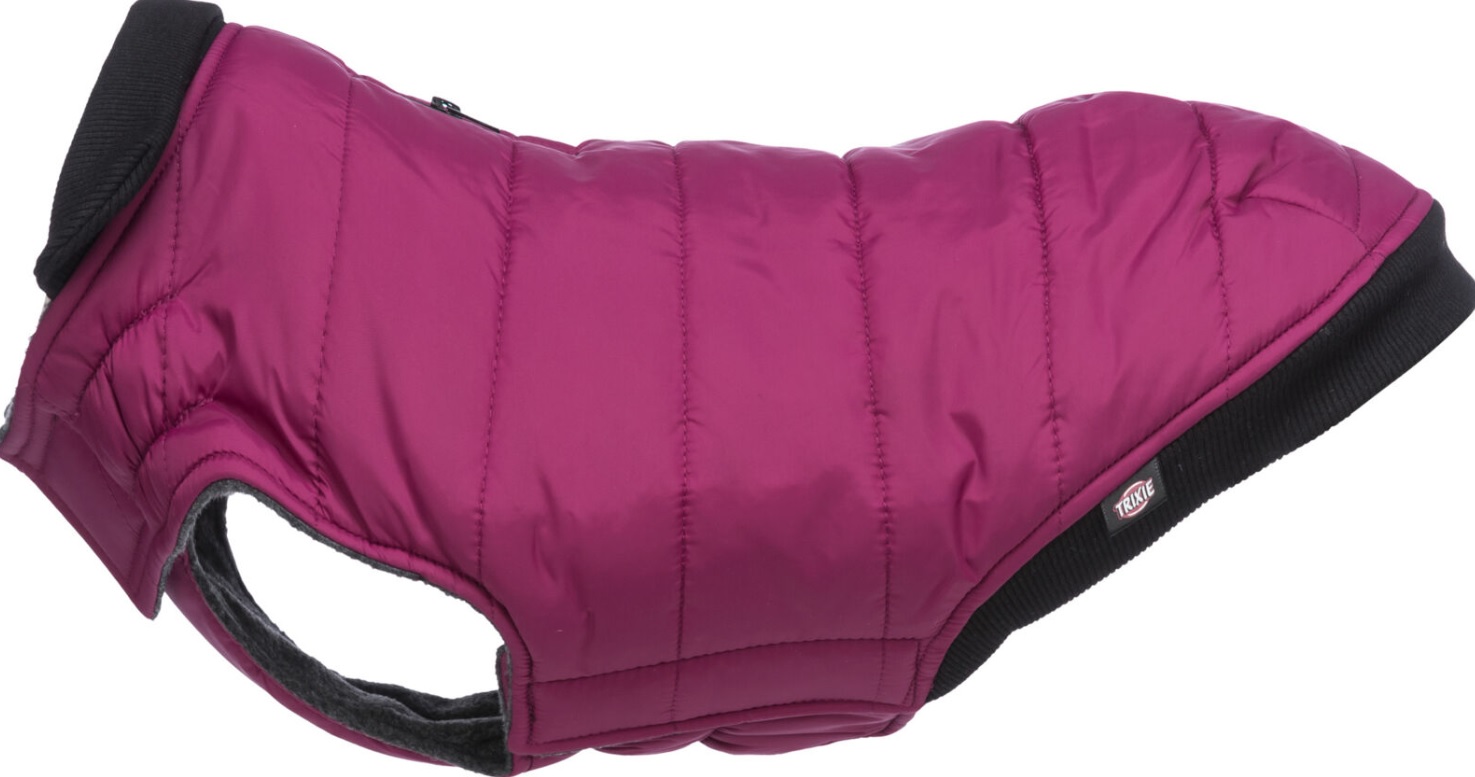 TRIXIE Prošívaná vesta ARLAY, malinová S:33cm, hruď:46cm, krk:36-44cm