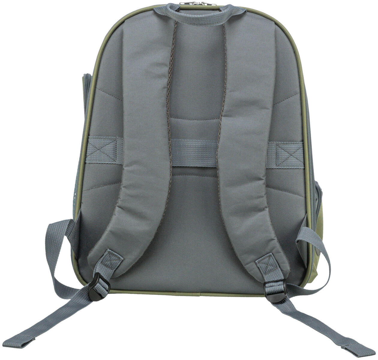 TRIXIE Transportní batoh LYLA, 34 x 22 x 42 cm, do 8 kg, nylon, šedá/modrá