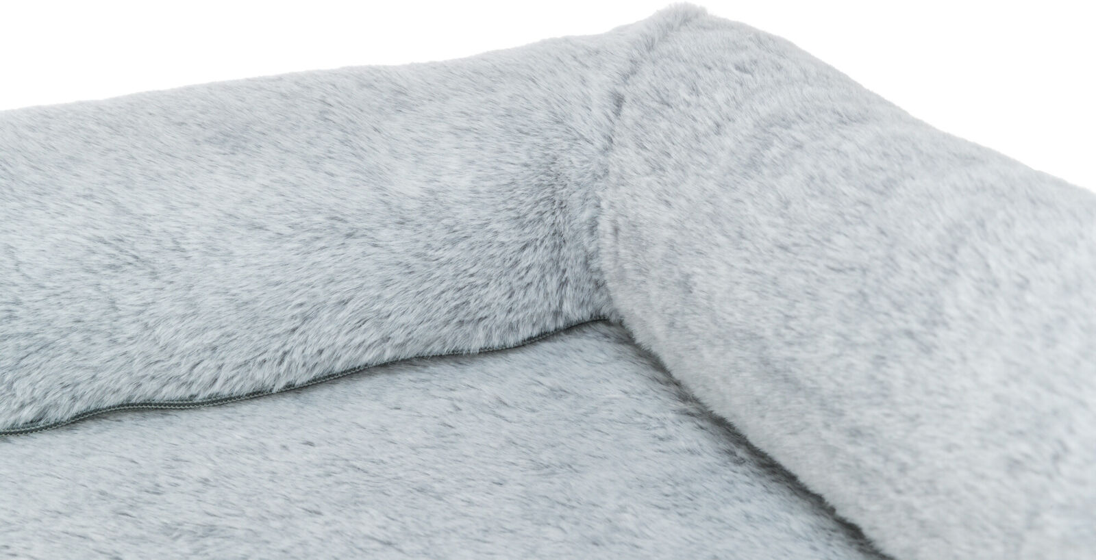 TRIXIE Vital Bed LINO, ortopedický obdélníkový pelech, šedá/světlešedá 90 x 65 cm