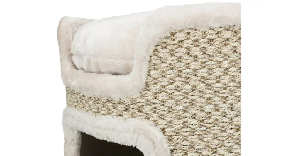 TRIXIE Škrabadlo kočičí věž RIA 37 cm světle šedé/přírodní