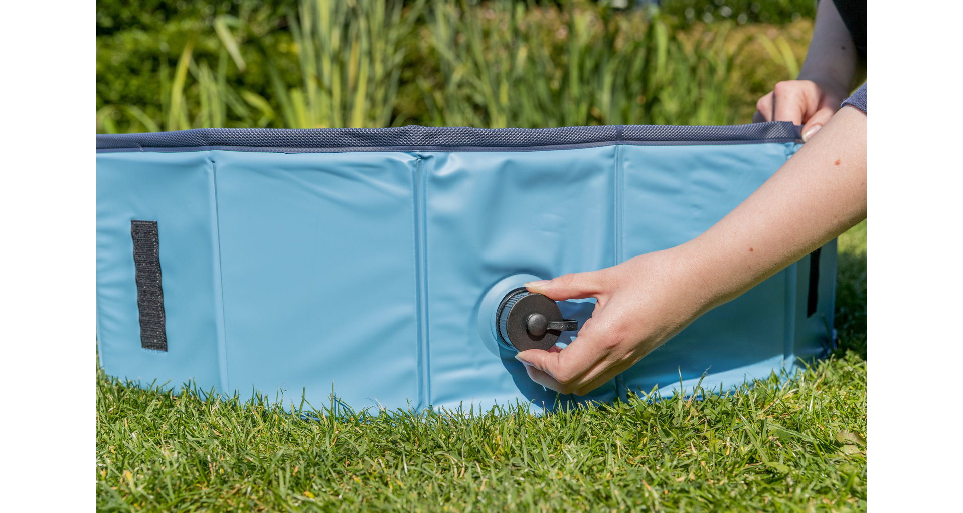 TRIXIE Bazén pro psy 80 x 20 cm světle modrá/modrá