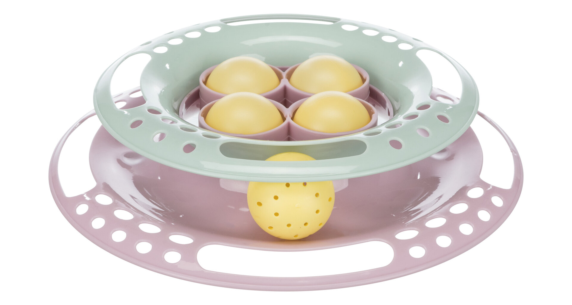 TRIXIE JUNIOR hračka kruh s míčky pro koťata 24 cm