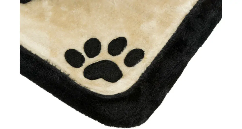 TRIXIE Škrábadlo s hračkou, nakloněná plošina 30x42x40cm černá/krém