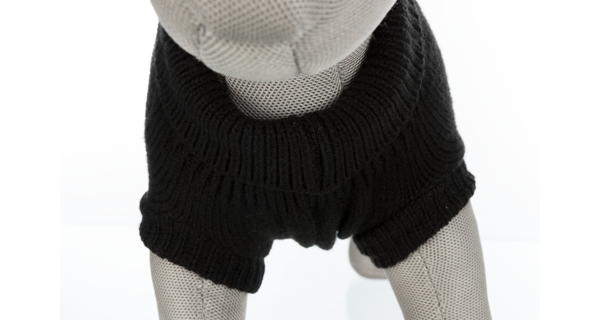 TRIXIE Svetr KENTON černá XS:24cm, hruď:34cm, krk:22cm