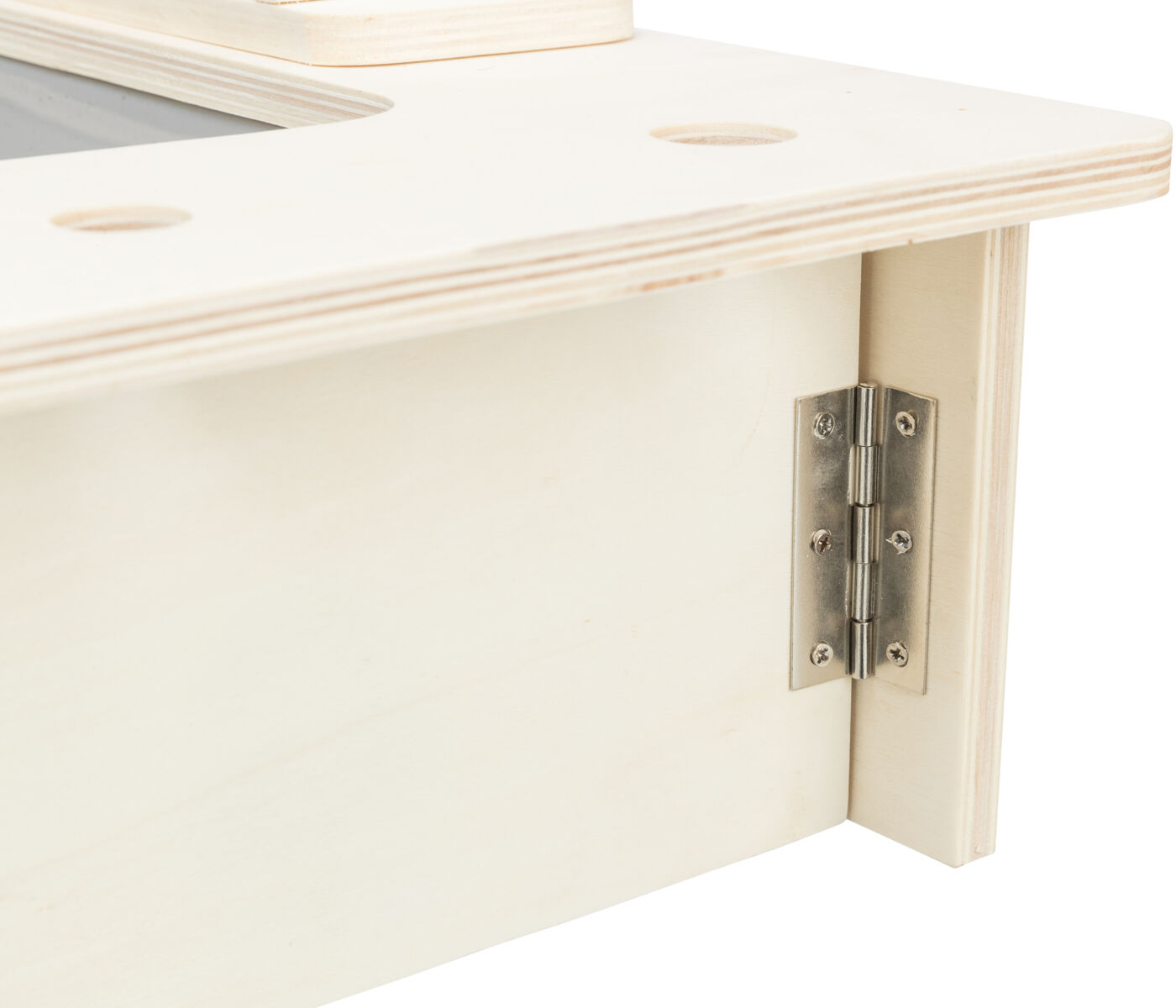 TRIXIE Krmná stanice - bar + misky, jesličky - 70 x 41 x 47 cm, dřevo/nerez/plast