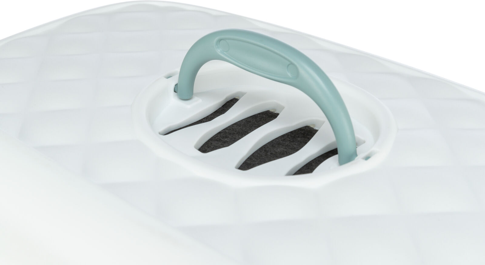 TRIXIE Toaleta pro kočky DAVIO TOP, 56 x 39 x 39 cm, zelená/bílá