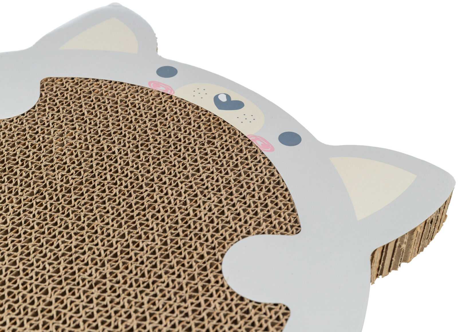 TRIXIE JUNIOR škrabací karton "křeček", catnip,  31 x 2,5 x 32,5 cm, šedá