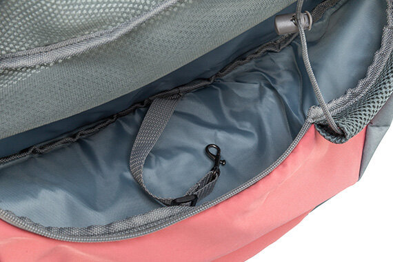 TRIXIE Front Sling Carrier - přední nosítko/taška, 50 x 25 x 18 cm, růžová/šedá (max. 5kg)