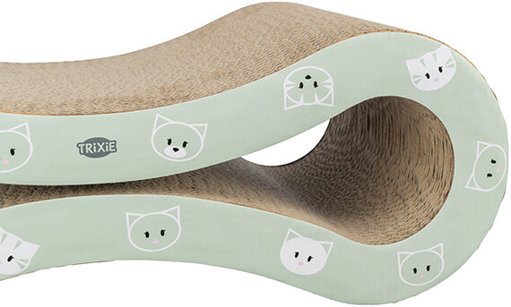 TRIXIE Škrabací vlna MIMI, 48 x 16 x 22 cm, šalvějová/šedá - LIMITOVANÁ NABÍDKA