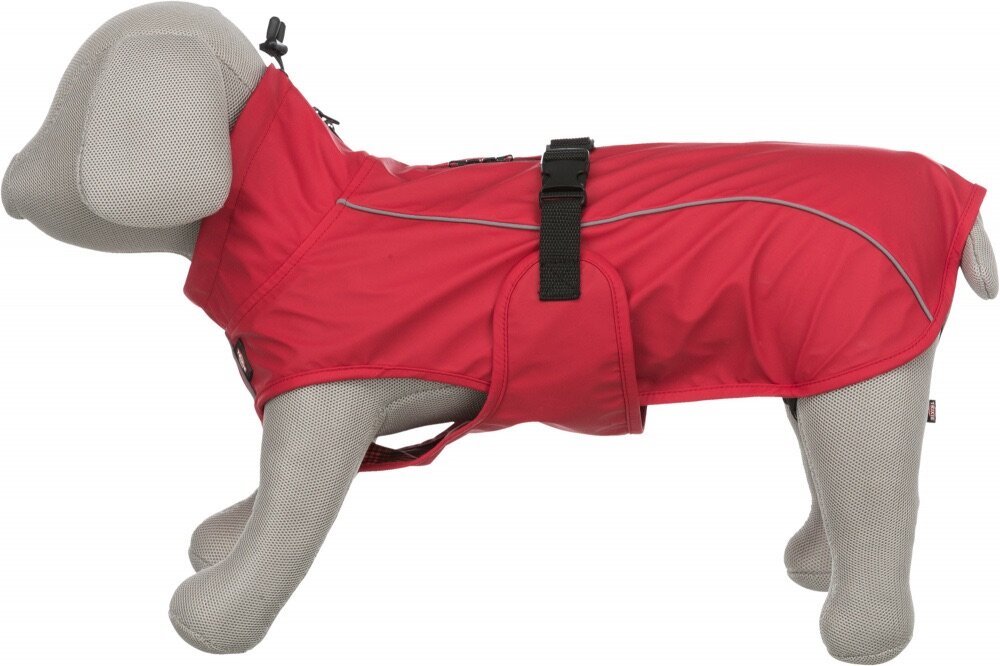 TRIXIE Pláštěnka VIMY červená M:50cm, hruď:48-66cm, krk:52cm