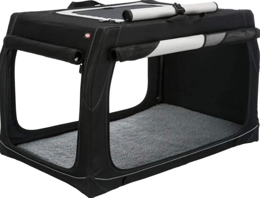 TRIXIE Transportní nylonový box Vario S 61x43x46 cm černo-šedý