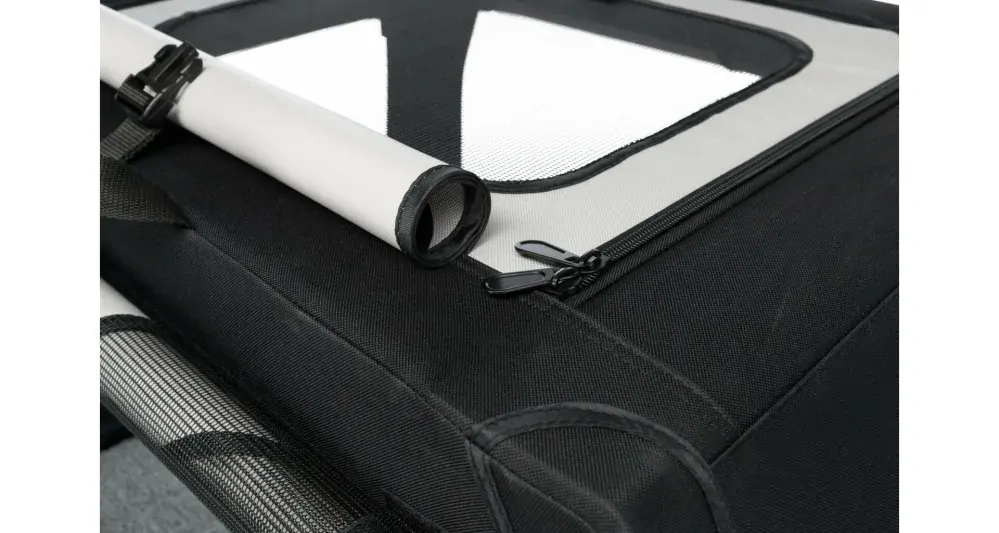 TRIXIE Transportní nylonový box Vario M 76x48x51 cm černo-šedý