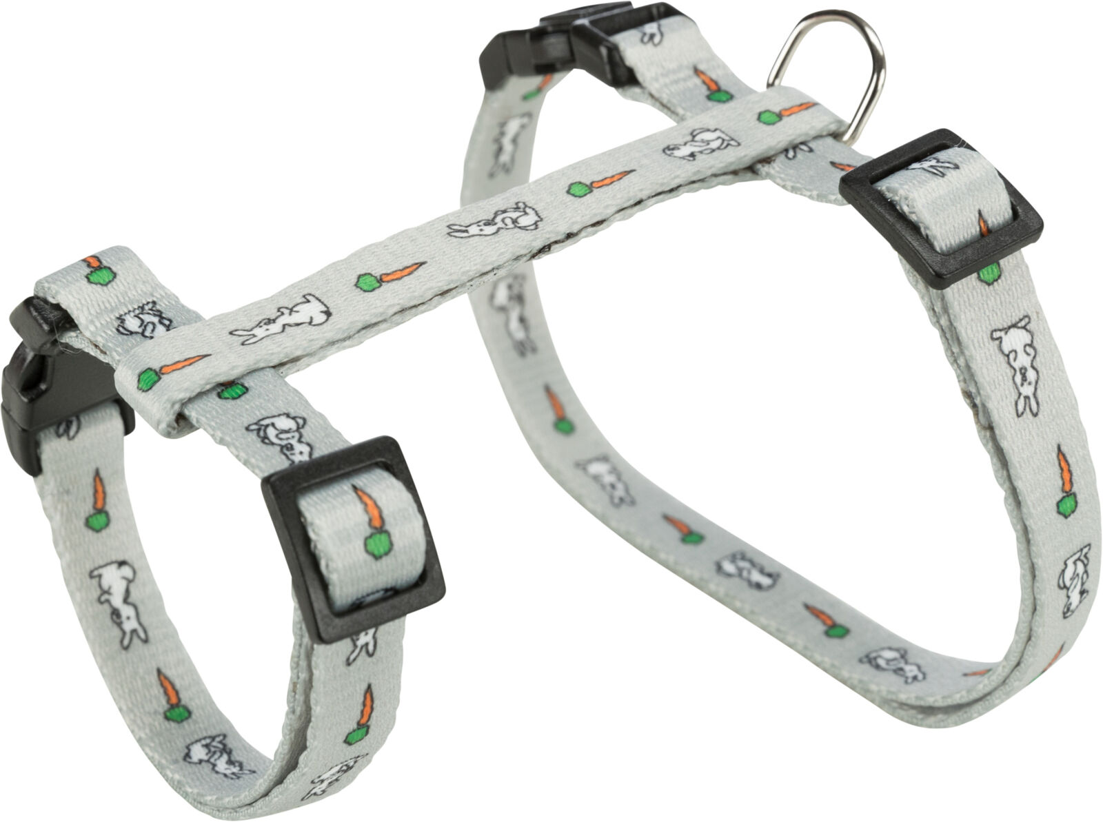 TRIXIE Postroj s vodítkem pro králíka - motiv 25-44/1cm 1,25m