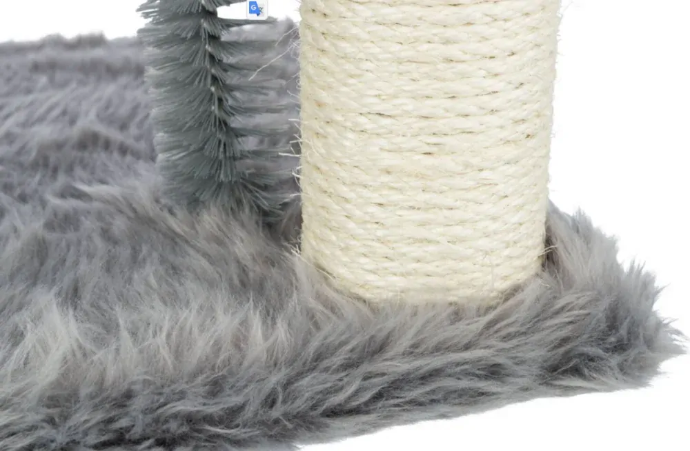 Škrabadlo BAZA s lůžkem a kartáčem, 50 cm, šedá