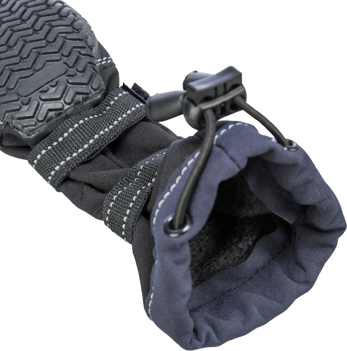 Walker Active Long, ochranné boty pro psy, 2ks, černá L-XL: ø 7-7,5 cm, např. zlatý retrívr
