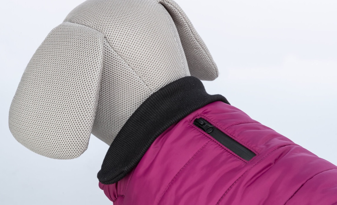 TRIXIE Prošívaná vesta ARLAY, malinová S:33cm, hruď:46cm, krk:36-44cm