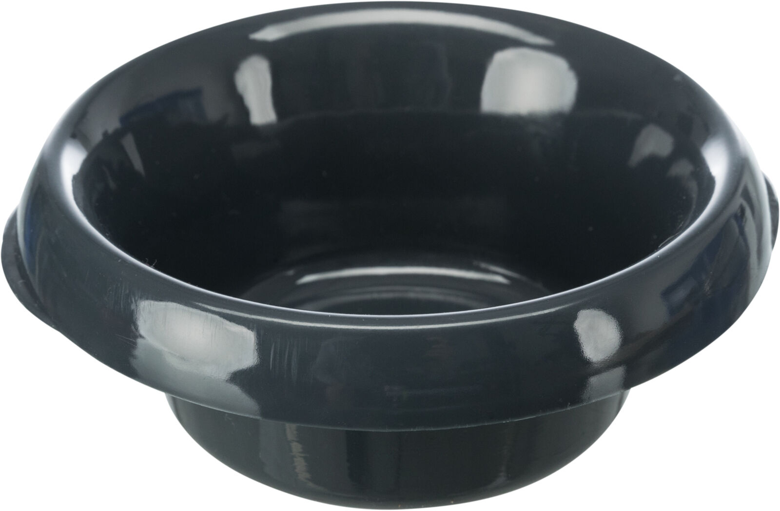 TRIXIE Plastový bar se 2 miskami (0,25 l/ 9cm a 0,3 l/11cm), 46x11x30 cm, šedá/různé