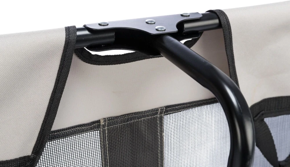 TRIXIE Lehátko se síťkou pro psy, černá/šedá 120 x 19 x 70 cm, do 35 kg